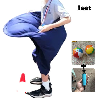 🎯Juego de Lanzamiento de Pantalones de Abuela - Divertido Juego Familiar con Cinturón Elástico para Fiestas de Verano 🌞🤣