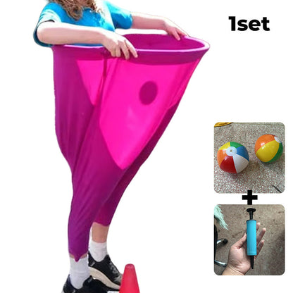 🎯Juego de Lanzamiento de Pantalones de Abuela - Divertido Juego Familiar con Cinturón Elástico para Fiestas de Verano 🌞🤣