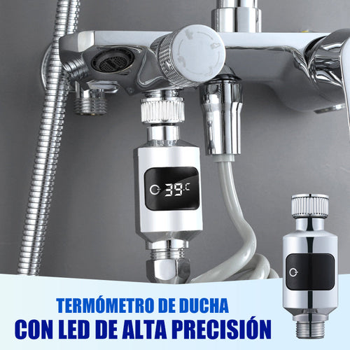 Termómetro de Ducha con LED de Alta Precisión
