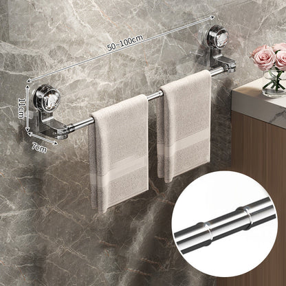 ✨Oferta por tiempo limitado✨Barra toallero ajustable con ventosa