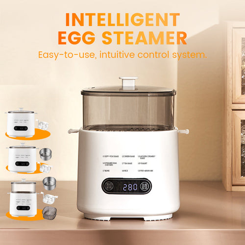 Mini set multifuncional para cocinar huevos con panel táctil inteligent