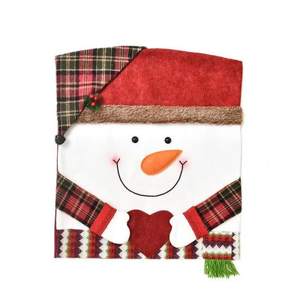 🎅Funda para silla con motivos navideños✨Haz de tu hogar el lugar más acogedor estas Navidades🎄