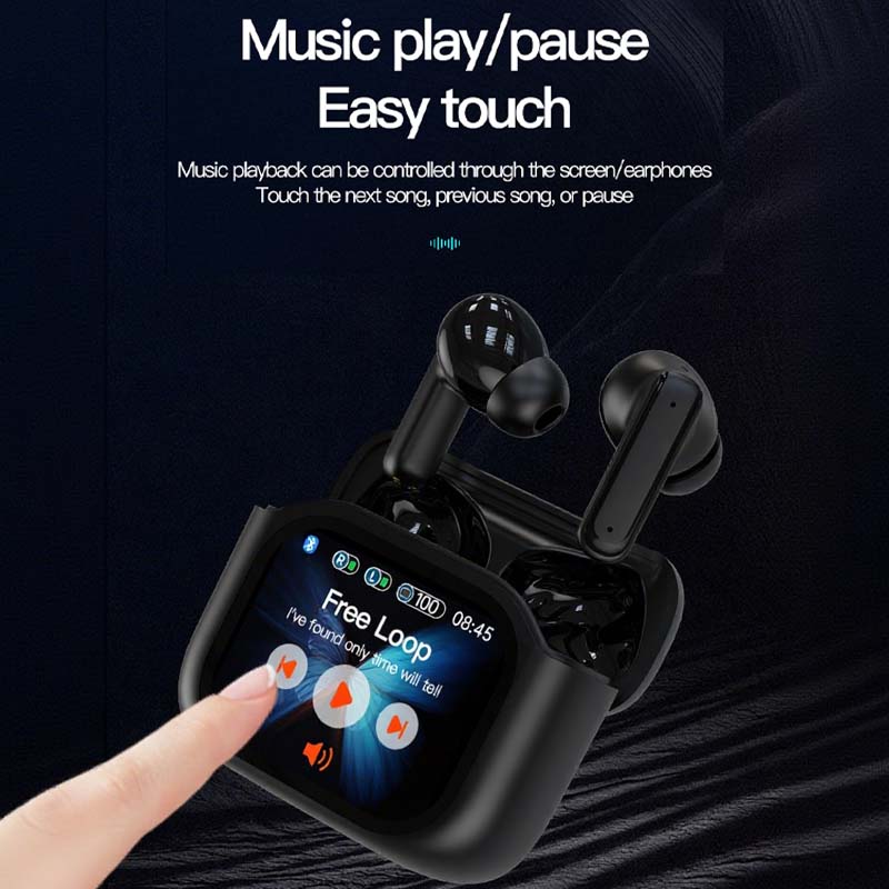 🎧 50% RABATT NU! ✨ Bluetooth Headset – Högkvalitativt Ljud, Tydlig Beröring & Bekväm Laddningsburk 📱✨