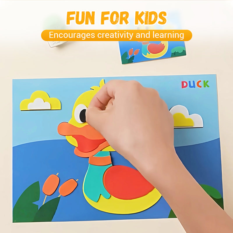 Pegatinas 3D de EVA para Manualidades Infantiles