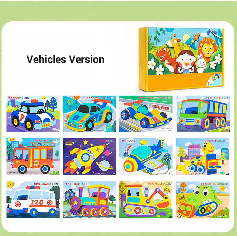 Pegatinas 3D de EVA para Manualidades Infantiles