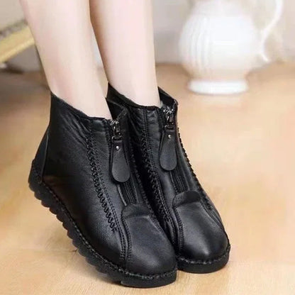 👢 Botas de Invierno con Cremallera para Mujer – Cálidas y Elegantes ✨