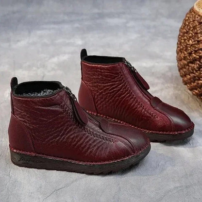 👢 Botas de Invierno con Cremallera para Mujer – Cálidas y Elegantes ✨
