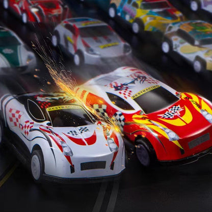 🎅 Promoción de Navidad🎁48 coches miniatura con retroceso y garaje incorporado