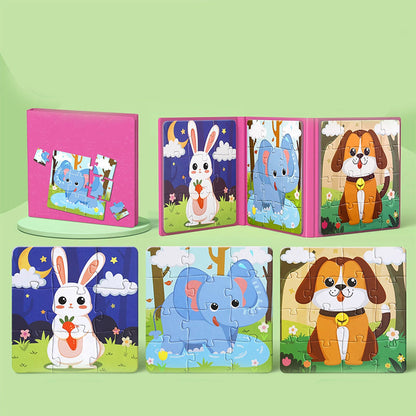 Libro magnético de construcción para niños