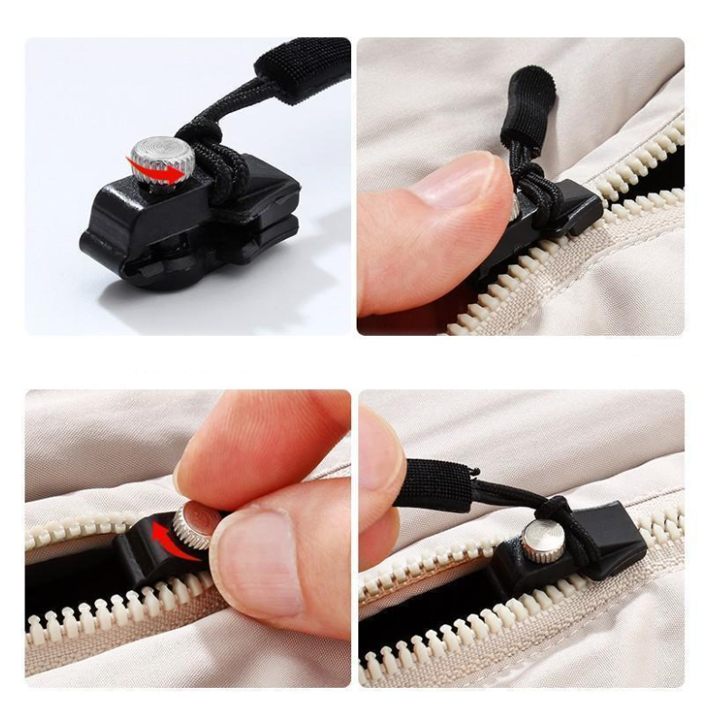 🔧🧳 Kit de Reparación de Cremalleras de Fácil Instalación – Fabricación Resistente, Funcionamiento Suave y Amplia Compatibilidad para Ropa y Equipaje ✅