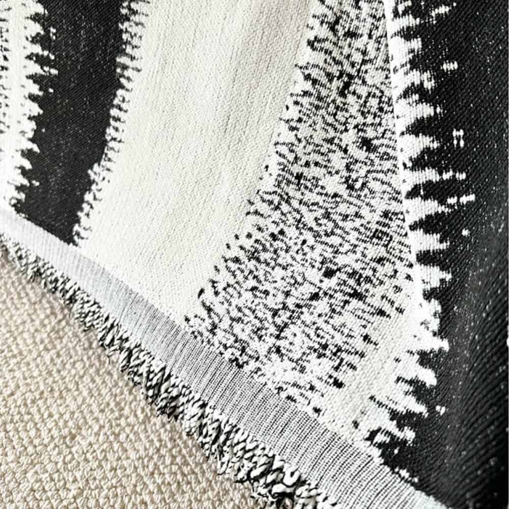 Funda de Sofá Transpirable de Chenille a Rayas de Moda para Protección