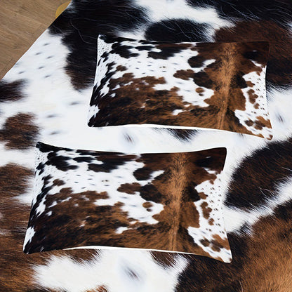 Set de fundas para edredón con estampado de vaca