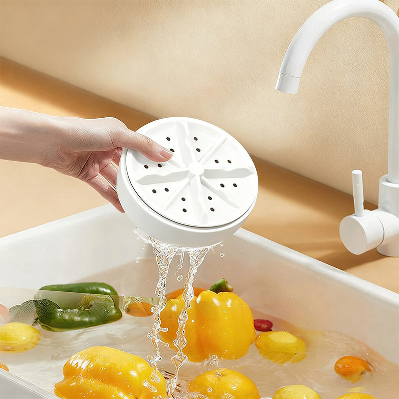 Lavadora de frutas y verduras Vortex sin esfuerzo