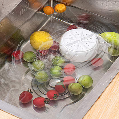 Lavadora de frutas y verduras Vortex sin esfuerzo