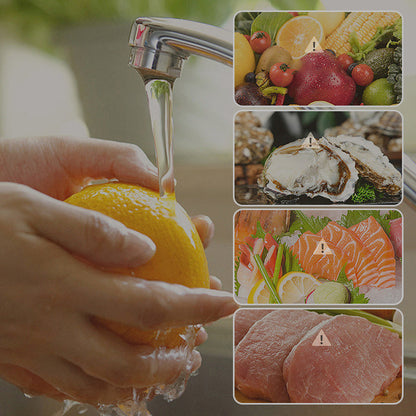Lavadora de frutas y verduras Vortex sin esfuerzo