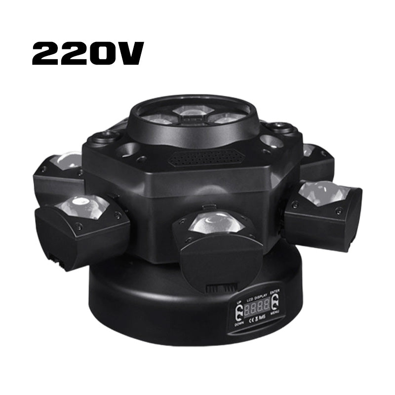 💡✨ Luz Ambiental LED con Efecto Multihaz – ¡Colores Cambiantes Dinámicos, Mando a Distancia e Instalación Sencilla! Perfecta para Hogar y Fiestas 🎉📦