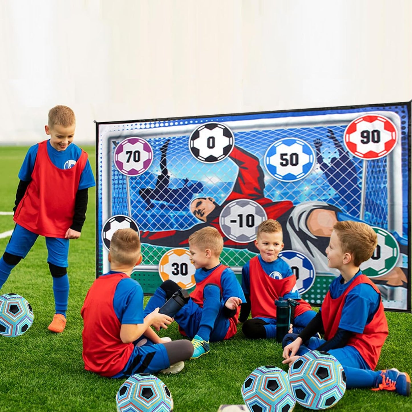 🎅 Ofertas especiales para Navidad💥Juego de balón de fútbol para niños