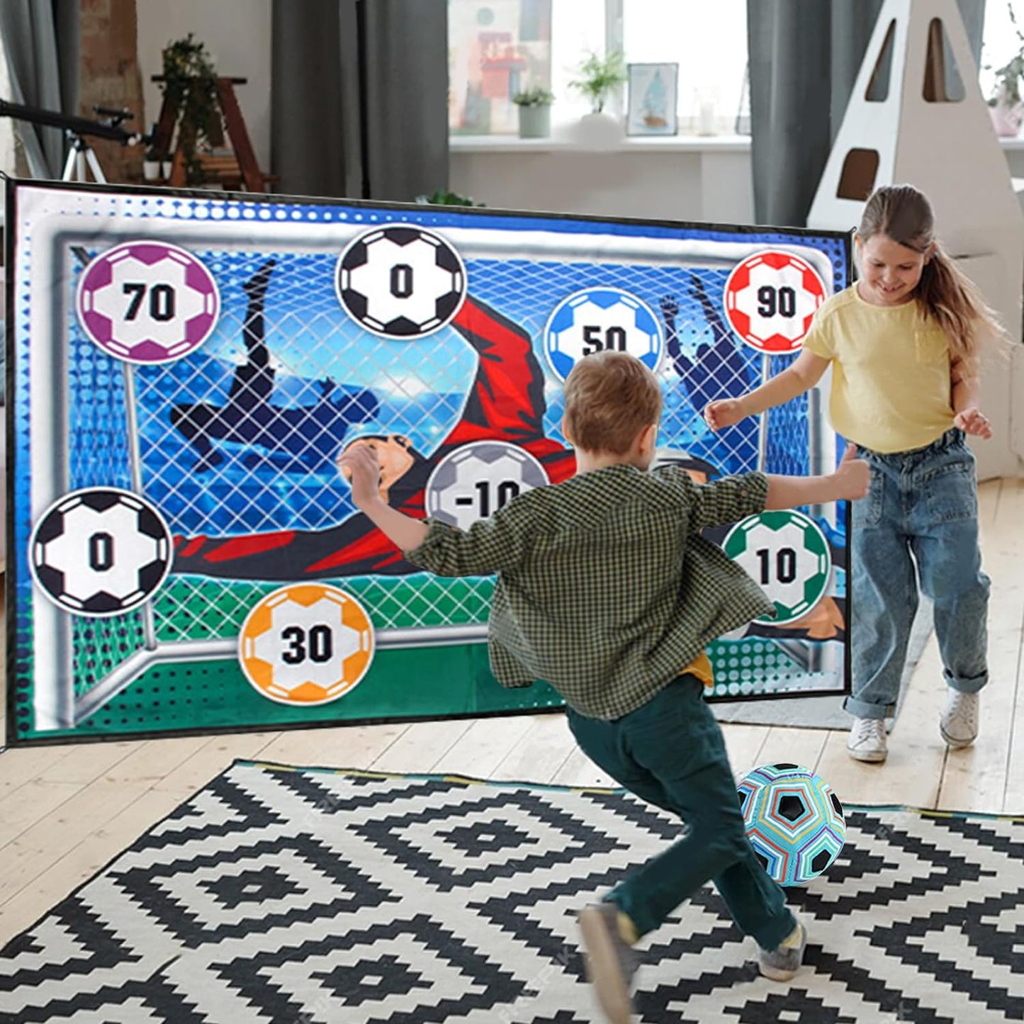 🎅 Ofertas especiales para Navidad💥Juego de balón de fútbol para niños