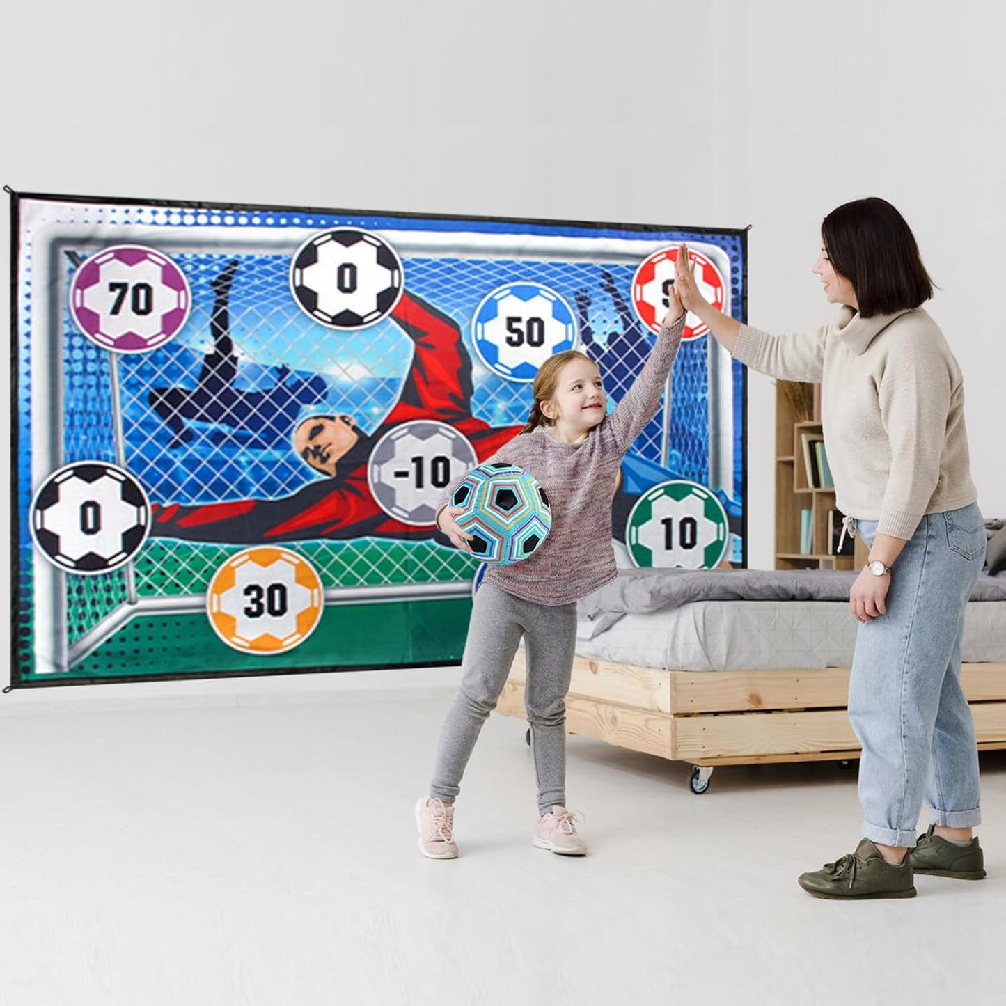 🎅 Ofertas especiales para Navidad💥Juego de balón de fútbol para niños