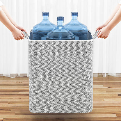 Caja Organizadora de Almacenamiento Extragrande con Tapa – Versátil para Ropa, Manta y Ropa de Cama