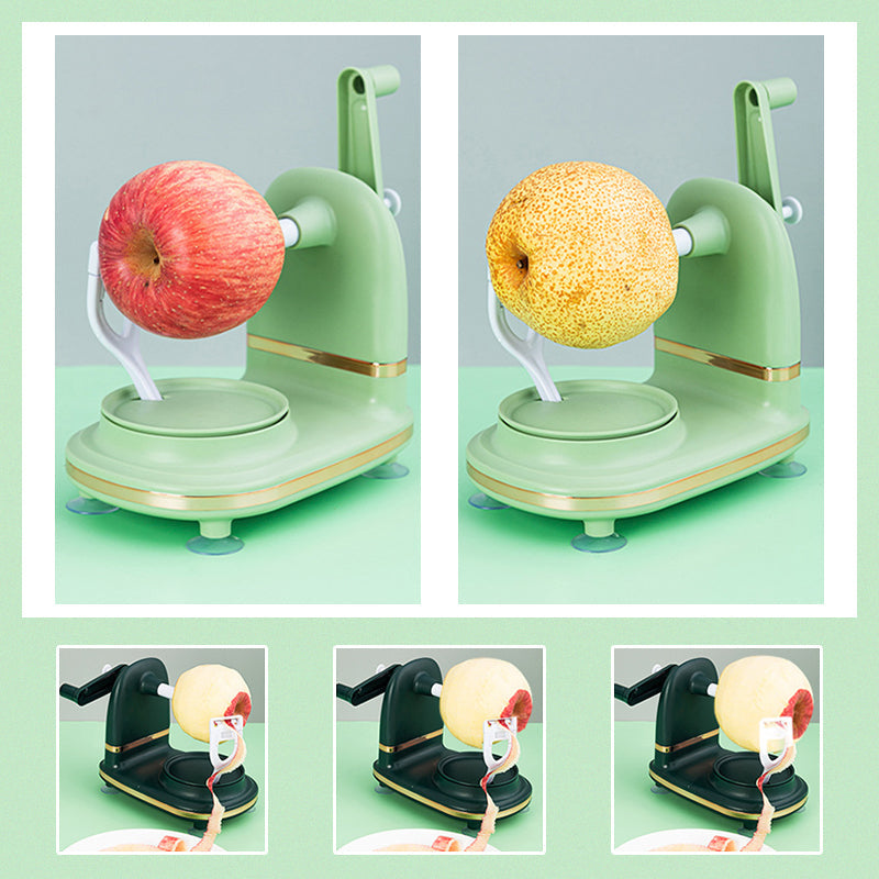 🍎🔥Pelador de Frutas Versátil con Manivela Manual ✨🔧