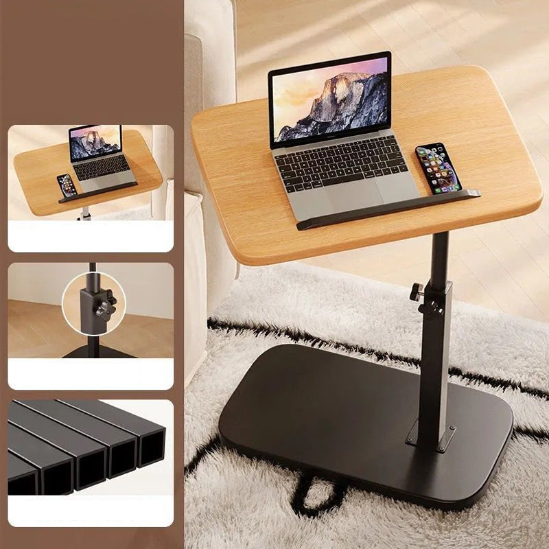 ✈️Entrega gratuita🔥🪑 Mesa plegable ajustable en forma de C: práctica y contemporánea, perfecta para sofás o camas 🛋️🛏️✨
