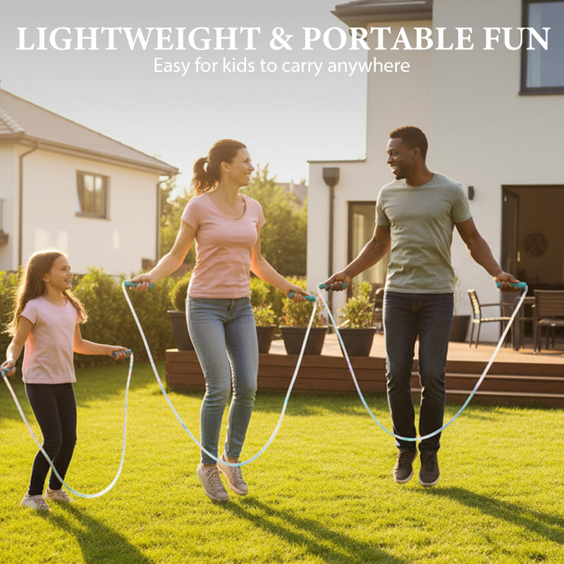 Cuerda de saltar con luz LED para niños