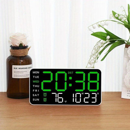 🕒Reloj de pared digital LED decorativo multifuncional, el reloj digital sin límites para el hogar moderno.