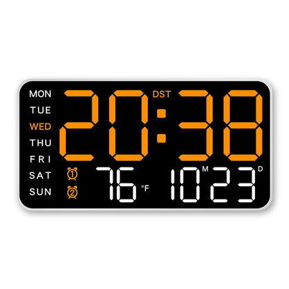 🕒Reloj de pared digital LED decorativo multifuncional, el reloj digital sin límites para el hogar moderno.