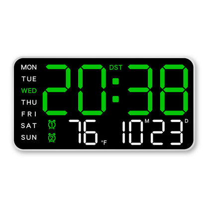 🕒Reloj de pared digital LED decorativo multifuncional, el reloj digital sin límites para el hogar moderno.