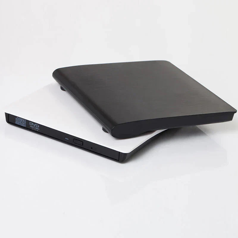 💿💻 Lector de CD/DVD Externo – Plug & Play, Portátil y Compatible con Mac/Windows