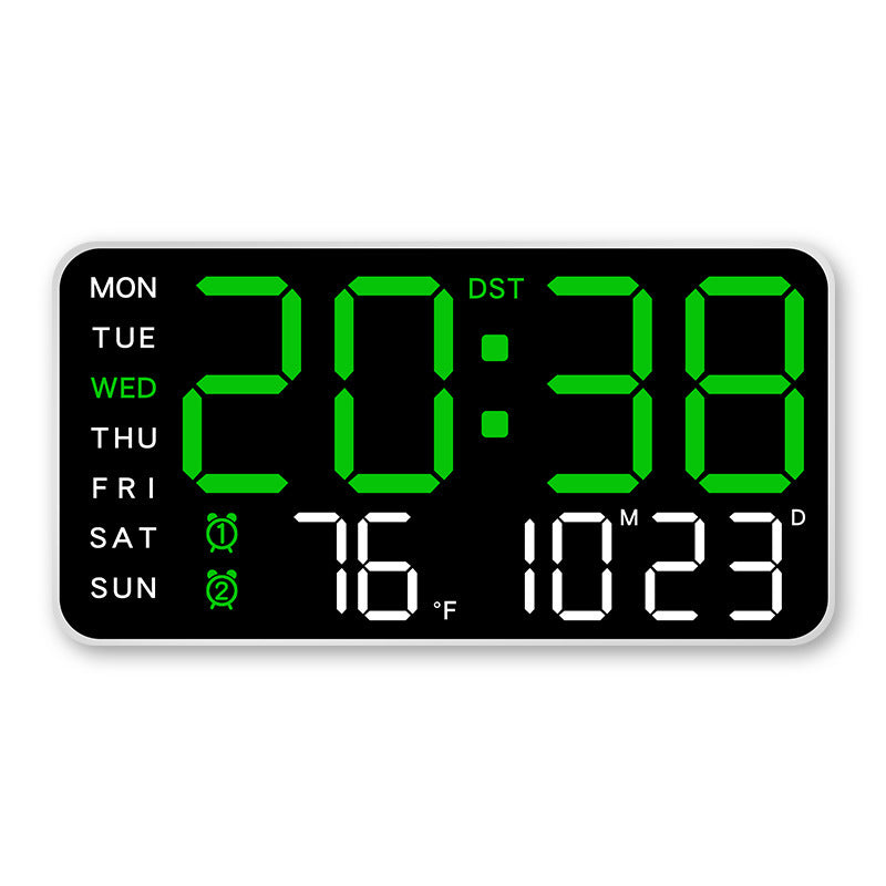 ⏰Reloj de pared digital LED decorativo multifuncional, el reloj digital sin límites para el hogar moderno.