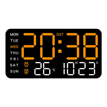 ⏰Reloj de pared digital LED decorativo multifuncional, el reloj digital sin límites para el hogar moderno.