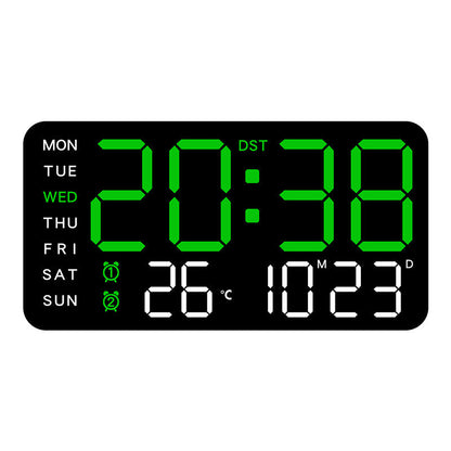 ⏰Reloj de pared digital LED decorativo multifuncional, el reloj digital sin límites para el hogar moderno.