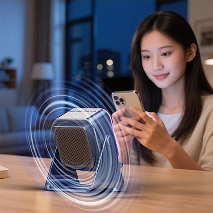 Altavoz Bluetooth Inalámbrico 5 en 1 con Carga Inductiva y Soporte Ajustable para Teléfono✈️COMPRA 2 Y ENVÍO GRATIS