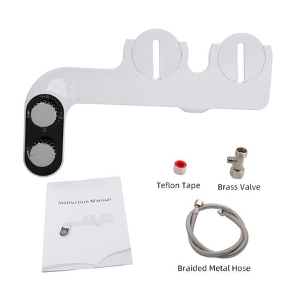 Accesorio para asiento de inodoro con enjuague automático