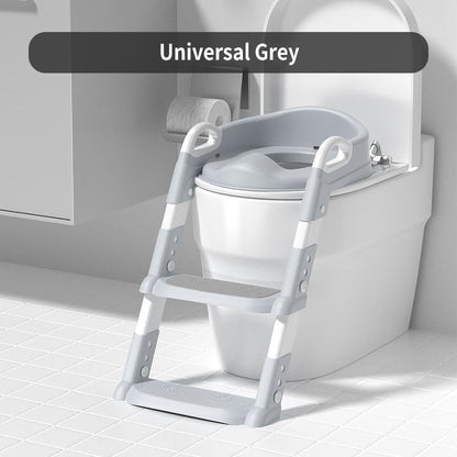 Asiento de inodoro de entrenamiento para ir al baño con escalera