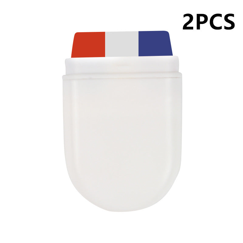 Barra de pintura facial con los colores de la bandera para el Mundial