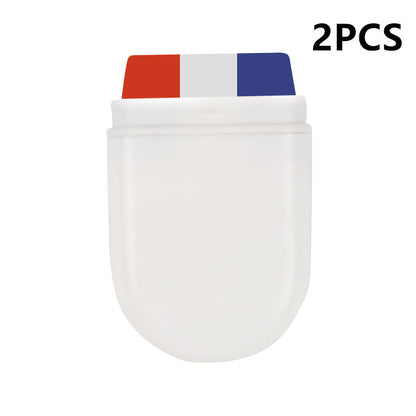Barra de pintura facial con los colores de la bandera para el Mundial