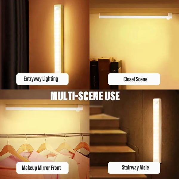 Luz LED Magnética Inteligente con Sensor de Cuerpo Humano