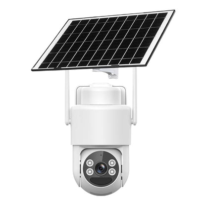 Juego de cámaras de seguridad inalámbricas con energía solar y alarma